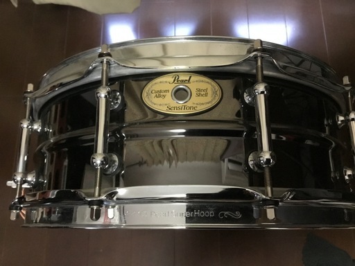 Pearl スネアドラム　14×5 ケース付き