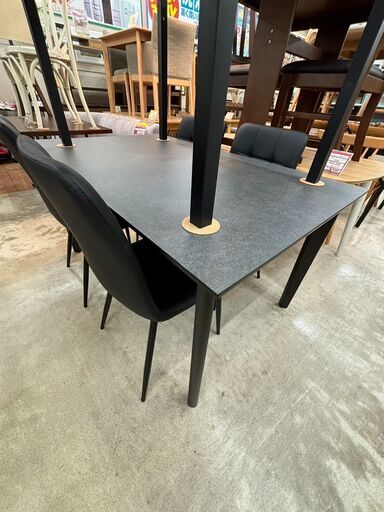 松田家具5点ダイニングセットモダンデザインシンプル1103