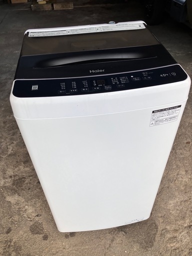 【2022年製】Haier洗濯機4.5kg