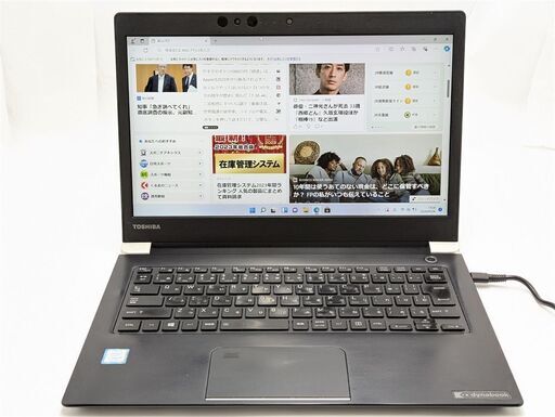 激安 高速SSD 画面タッチ ノートパソコン フルHD 13.3型 東芝 U63/J 中古 第8世代Core i5 16GBメモリ カメラ Bluetooth Windows11 Office