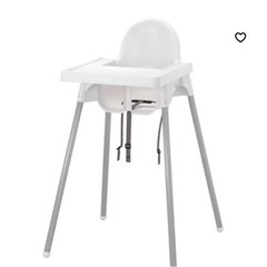 美品＊IKEA ANTILOP アンティロープ ハイチェア トレイ付き