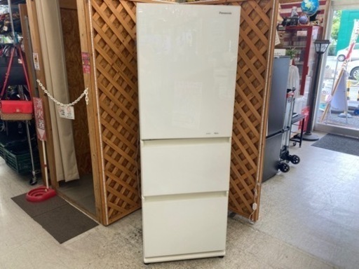 【愛品館江戸川店】保証充実 Panasonic 2019年製 335L 3ドア冷凍冷蔵庫 NR-C340GCL-W