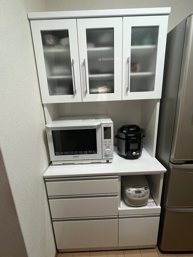 【美品】値下げ　\nニトリ 食器棚（カップボード）