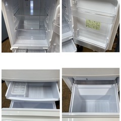S364 ⭐SHARP 2ドア冷蔵庫（137L つけかえどっちもドア）18年製 SJ-D14D