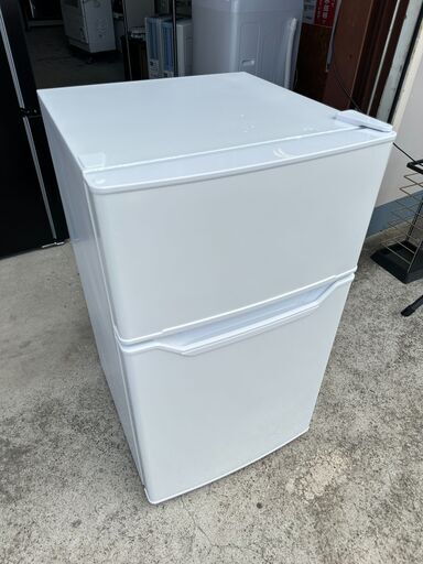 【動作保証あり】YAMAZEN ヤマゼン 2021年 YFR-D91 86L 2ドア 直冷式 冷凍冷蔵庫 【管理KRR639】