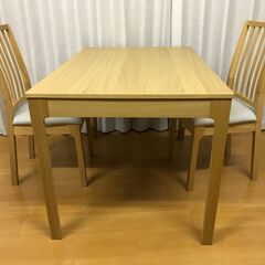 IKEA イケア EKEDALEN ダイニングテーブル伸長式 椅子2+2脚セット