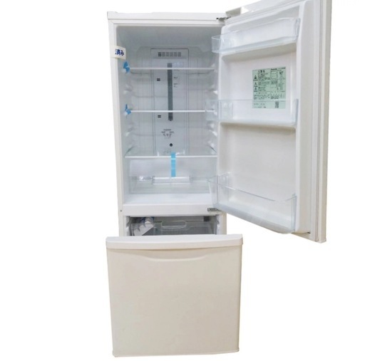 パナソニック 冷蔵庫 138L 左開きNR-B17CW-W - 冷蔵庫 