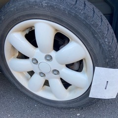 ラパン純正ホイール白 155/65R14