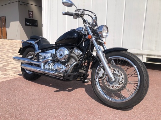 値下げ❗️予備検査付！YAMAHA ドラックスター400 VH01J 機関良好　フロントフォークOH 艶あり　ブラックパール　タイヤ2021年製 消耗品交換済み 値下げ❗️予備検査付！YAMAHA ドラックスター400 VH01J 機関良好