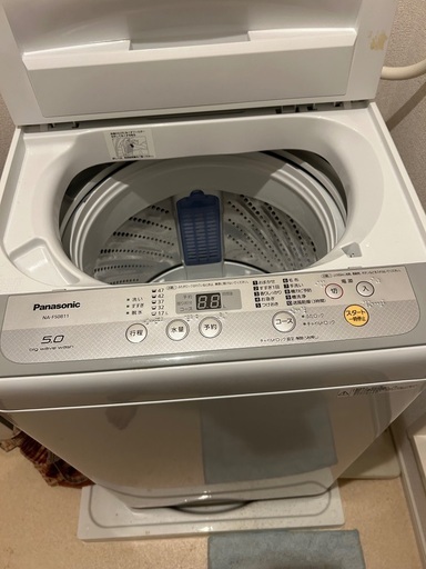 洗濯機　ほぼ新品　10月末処分予定です。