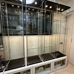 IKEA Detolf デトルフ x4 + キャビネット