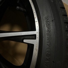 86後期純正ホイールタイヤセット