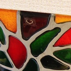 大きなステンドグラスパネル