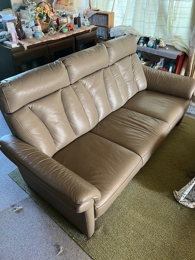 【良品　中古】3人掛けソファー　ニトリ