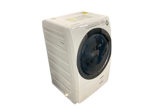 SHARP/シャープ ドラム式電気洗濯乾燥機 洗濯7kg 2018年製 左開き ES-S7C-WL 基本引き取り限定 神奈川県横須賀市