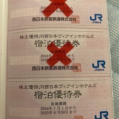 残り1枚❗️JR西日本ヴァインホテルズ宿泊割引券