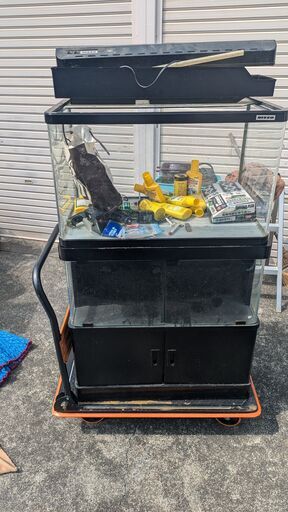ニッソー NISSO ガラス 水槽 750 × 450 × 400 すぐ使える セット