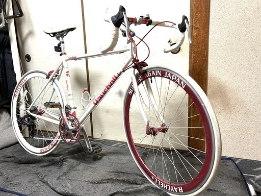 RAYCHELLロードバイク27インチSHIMANO 14段変速ホワイト軽量フレーム