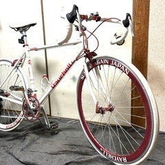 RAYCHELLロードバイク27インチSHIMANO 14段変速ホワイト軽量フレーム