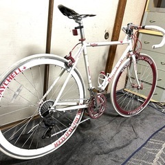 RAYCHELLロードバイク27インチSHIMANO 14段変速ホワイト軽量フレーム