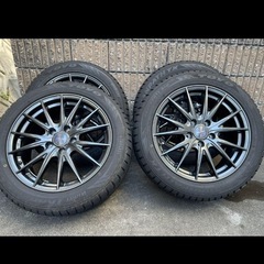 4本セット美品！激安ホイールタイヤ205/55R17 キックス