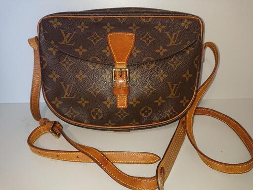 ルイヴィトン ジュヌフィーユMM ショルダーバッグ M51226 モノグラム ブラウン LOUIS VUITTONシリアルナンバーTH0040真贋済み