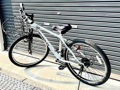中古自転車　CHEVROLETシボレー CHEVY マウンテンバイク 26インチ 　ホワイト　状態良好