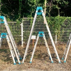 【中古】脚立 まとめて5個セット ピカ MBX-210A MBX-180A MBX-120A はしご兼用脚立