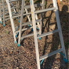 【中古】脚立 まとめて5個セット ピカ MBX-210A MBX-180A MBX-120A はしご兼用脚立