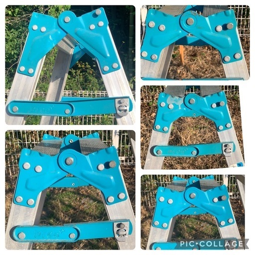 中古】脚立 まとめて5個セット ピカ MBX-210A MBX-180A MBX-120A  