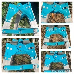 【中古】脚立 まとめて5個セット ピカ MBX-210A MBX-180A MBX-120A はしご兼用脚立