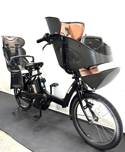 1都4県全域送料無料　業界最長12ヶ月保証　電動アシスト自転車　ブリヂストン　ビッケポーラー　20インチ 子供乗せ　黒色　g910