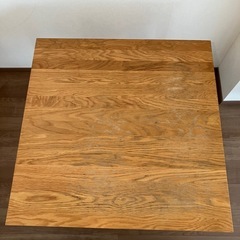 無印良品 無垢材ダイニングテーブル・オーク材・幅80cm