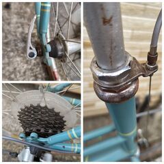 中古自転車 ブルーノ 8段変速 ミニベロ 435MM 軽整備済み 防犯登録対応 町田市 相模原市 MM395