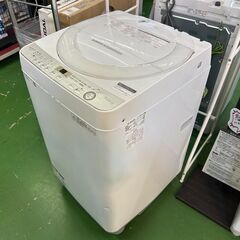 【愛品館八千代店】SHARP　シャープ　2018年製　7.0㎏全自動洗濯機　ES-GE7C