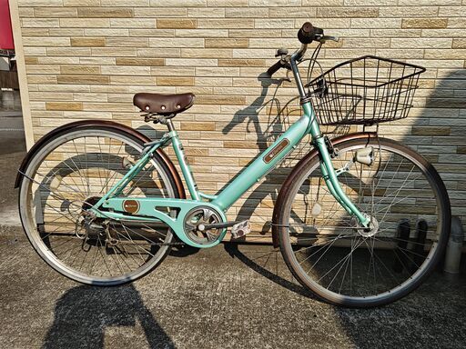 中古自転車 6段変速 27インチ LEDオートライト 軽整備済み 防犯登録対応 町田市 相模原市 MM399