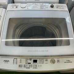 愛品館八千代店】AQUA アクア 2022年製 7.0㎏全自動洗濯機 AQW-V7M