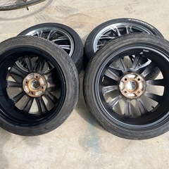 カシーナ 4穴100 15インチET45 タイヤ165/50R15 4本セット！