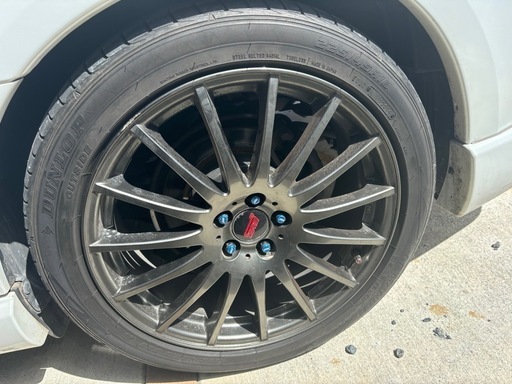 stiホイール タイヤ付き WRX STI ホイール ADVAN Sport 19インチタイヤ