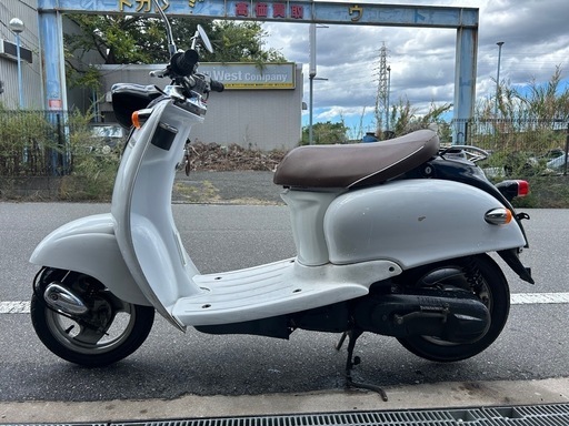 可愛らしいバイク ヤマハ ビーノ 5AU 快調 大阪発 2スト パンダ 白黒