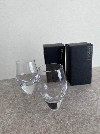 スガハラガラス日本酒グラス2個
