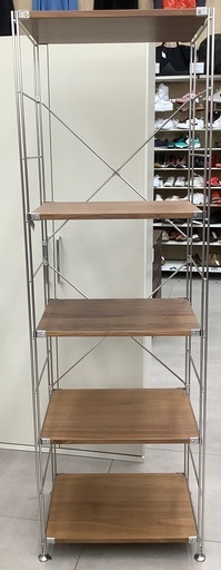 無印良品　ステンレスユニットシェルフ