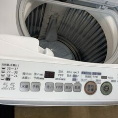 洗濯機　No.13207　シャープ　2013年製　5/6kg　ES-TG55L-A　【リサイクルショップどりーむ荒田店】