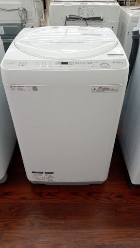 ★店長特別値引き★ SHARP 洗濯機 6.0ｋｇ 18年製 動作確認／クリーニング済み TJ8447