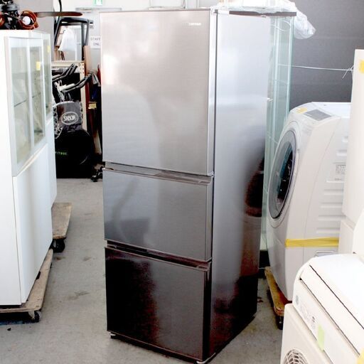 T280) ☆2023年/良品☆ ハイセンス 282L 3ドア ノンフロン冷凍冷蔵庫 HR-D2802S 右開き 2段式野菜室 2段式冷凍庫 Hisence ファミリー 家族