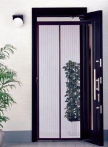 95f川口技研 ドア用網戸 ノーカットロータリー網戸 NC-17★未使用品