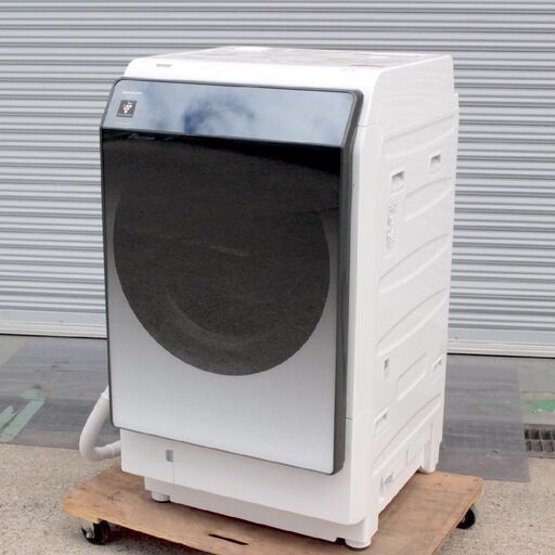 T291) ☆良品☆ シャープ 右開き 洗濯11.0kg 乾燥6.0kg ES-W114-SR 2022年製 ドラム式洗濯乾燥機 プラズマクラスター 洗剤自動投入 11kg