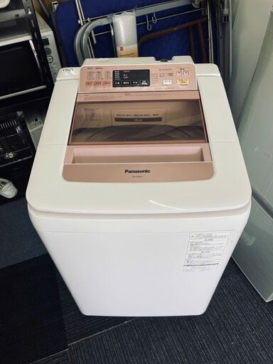 北九州市配送無料全自動洗濯機 FAシリーズ シャンパン NA-FA8H1-N [洗濯8.0kg /簡易乾燥(送風機能) /上開き]