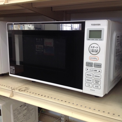 【商談中】「ジモティー見た」で5％OFF！【電子レンジ】電子レンジ　オーブンレンジ TOSHIBA　東芝  ER-SS17A(W)　2019年製