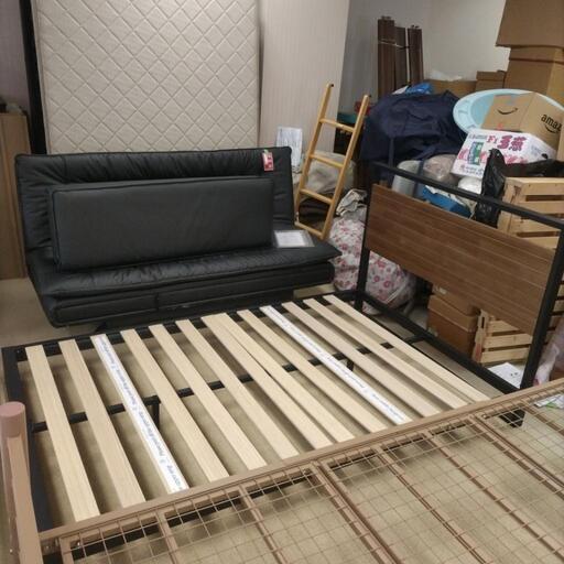 ★新入荷 ベット bed ベッド  セミダブル  セミダブルベッド ベッドフレーム のみ